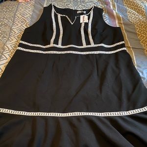 Nanette Lepore BNWT black and white dress size 20